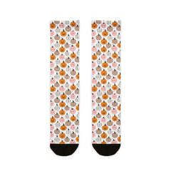 Happy Pumpkin Patch Halloween Socks