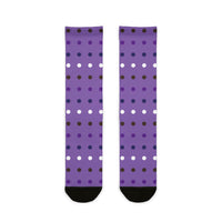 Quadra Dots Purple Socks