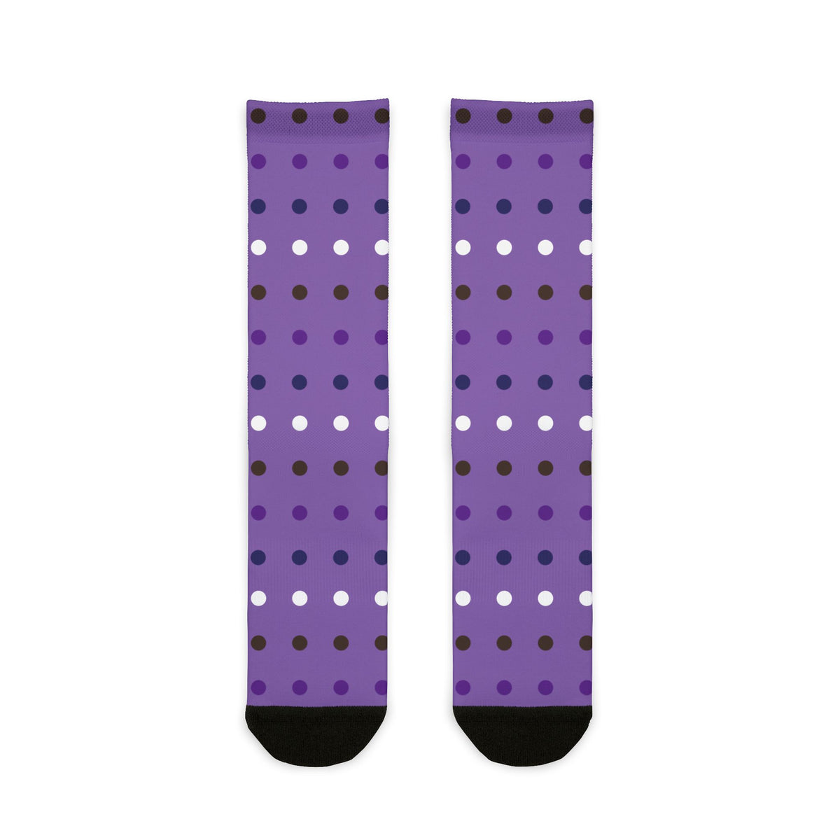 Quadra Dots Purple Socks