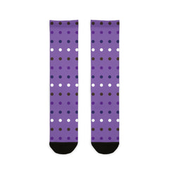 Quadra Dots Purple Socks