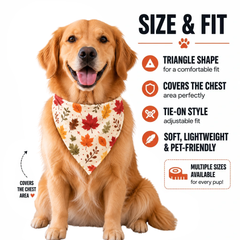 Fall Leaves Halloween Bandana