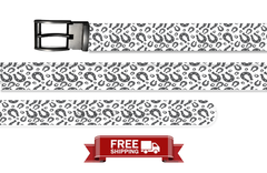 Horseshoe Luxe Belt With Metal Buckle