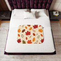Fall Leaves Halloween Blanket