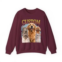 Custom Rap Pet Photo Halloween Sweatshirt