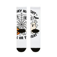 Spooky Night Trick Or Treat Halloween Socks