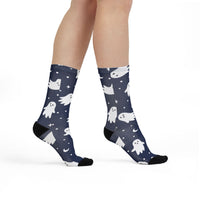 Cute Ghost Flying Halloween Socks