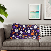 Friendly Ghosts & Friends Halloween Blanket