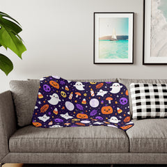 Friendly Ghosts & Friends Halloween Blanket