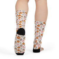 Happy Pumpkin Patch Halloween Socks