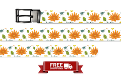 Autumn Glow Belt With Metal Buckle