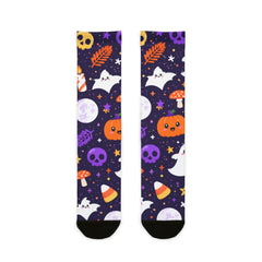 Friendly Ghosts And Friends Halloween Socks