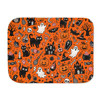 Ghost Monster Spooky Halloween Blanket