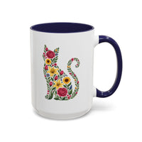 Floral Cat Mug