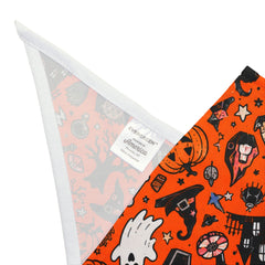 Ghost Monster Cat Spooky Print Handmade Collar Slip On Halloween Bandana