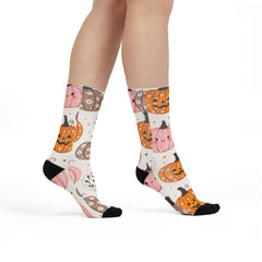 Different Pumpkins Halloween Socks