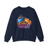 Coffee & Pet Cuddles Halloween Sweatshirt