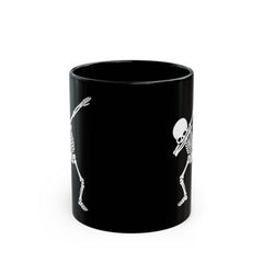 Skeleton Pose Halloween Mug