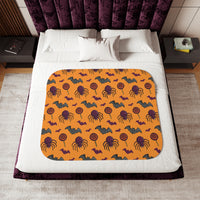 Spooky Spider Halloween Blanket