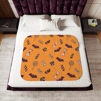 Bats And Candies Halloween Blanket