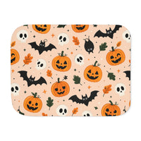 Bats And Pumpkins Halloween Blanket