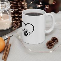 Dog Paw Mug.
