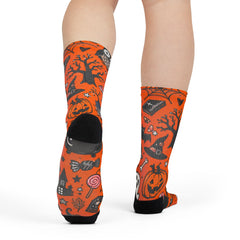 Ghost Monster Spooky Halloween Socks