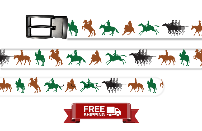 Horseman’s Reign Belt With Metal Buckle