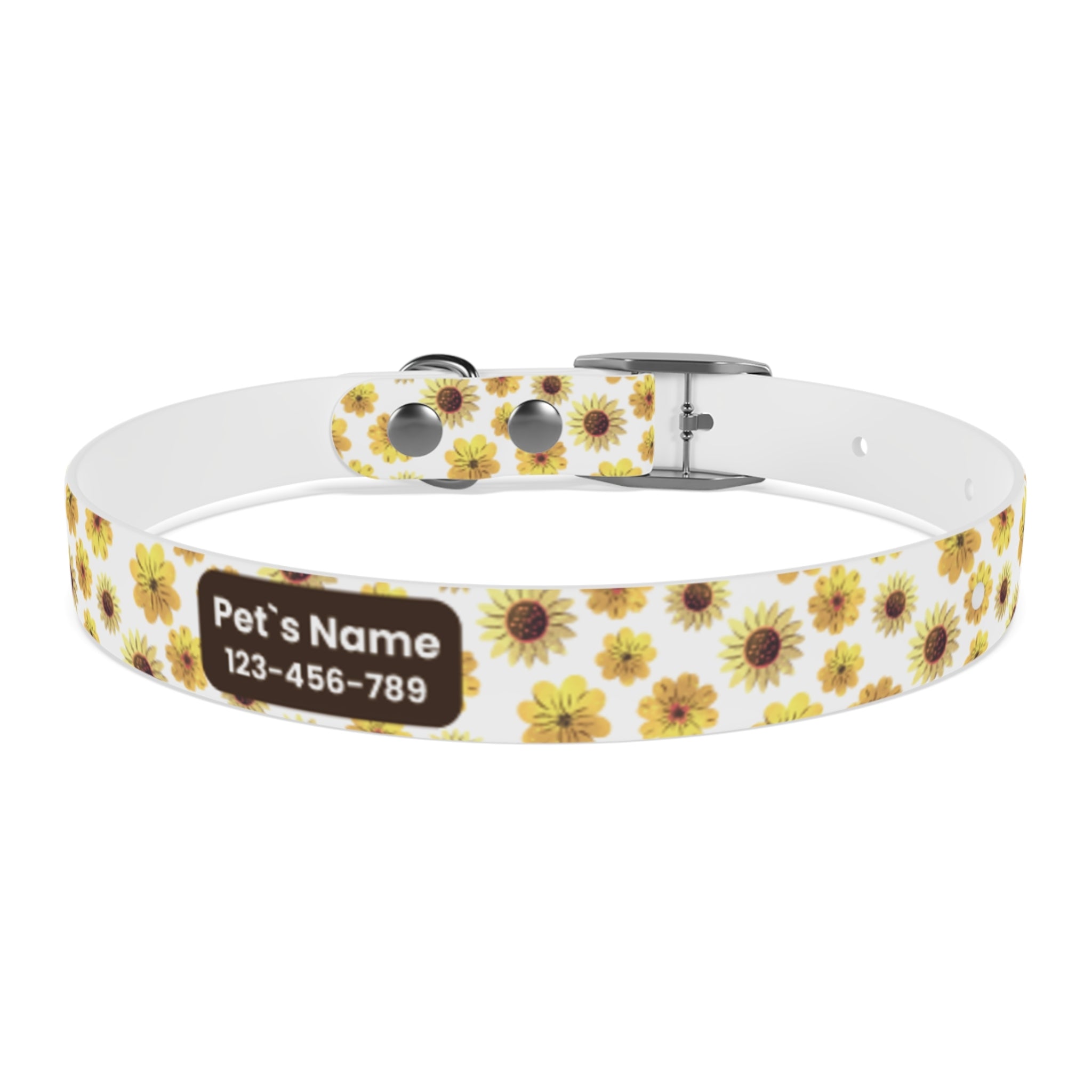 Sunny Sunflower Dog Collar