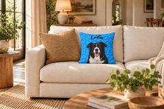 Custom Bones & Paws Pet Pillow