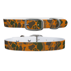 CP - Orange Soldier Camo Dog Collar