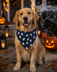 Cute Ghost Flying Halloween Bandana