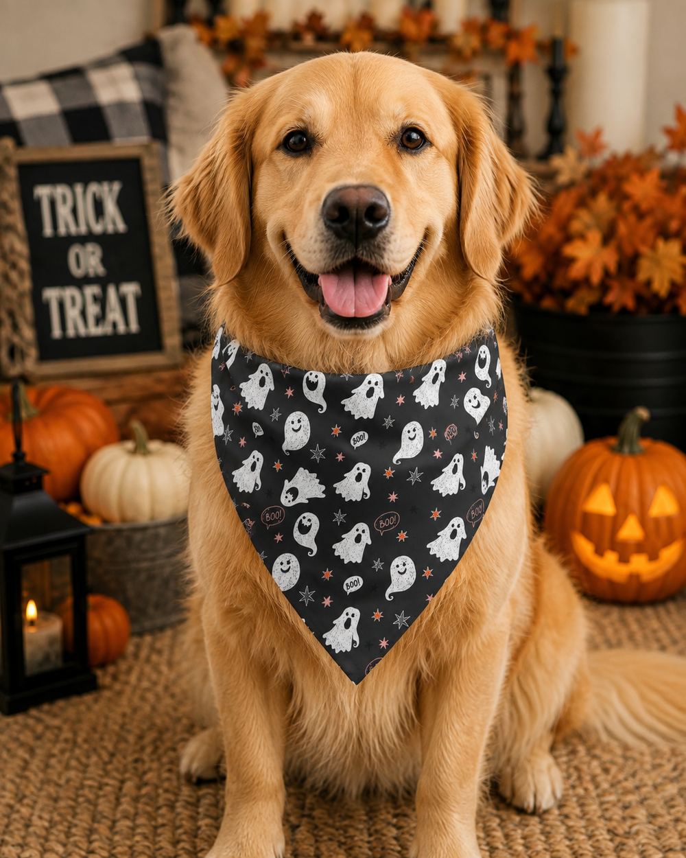Boo Halloween Bandana