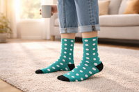 Green Polka Dots