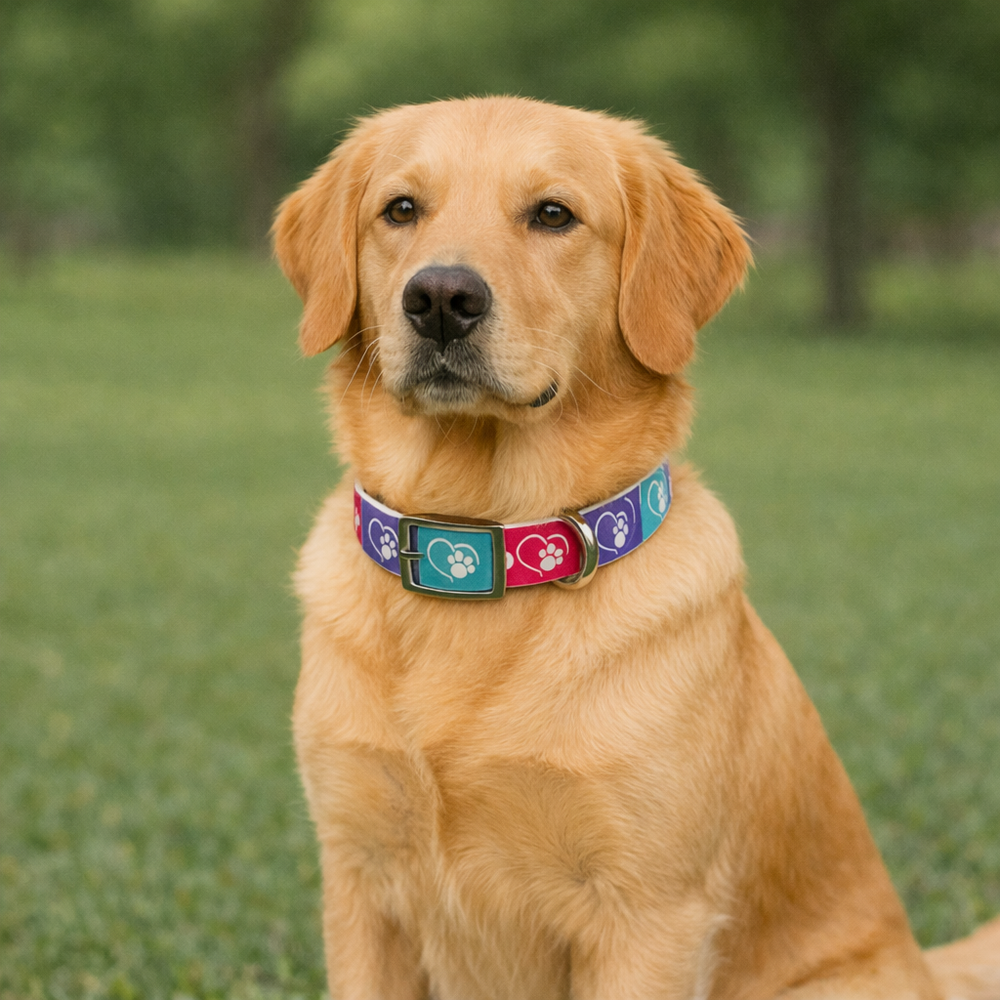 Rainbow Dog Collar