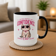 I'm Not Perfect But CONFIDENCE Looks Cute On Me Mug