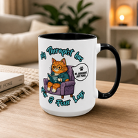 My Therapist Has Fur & Four Legs Mugs
