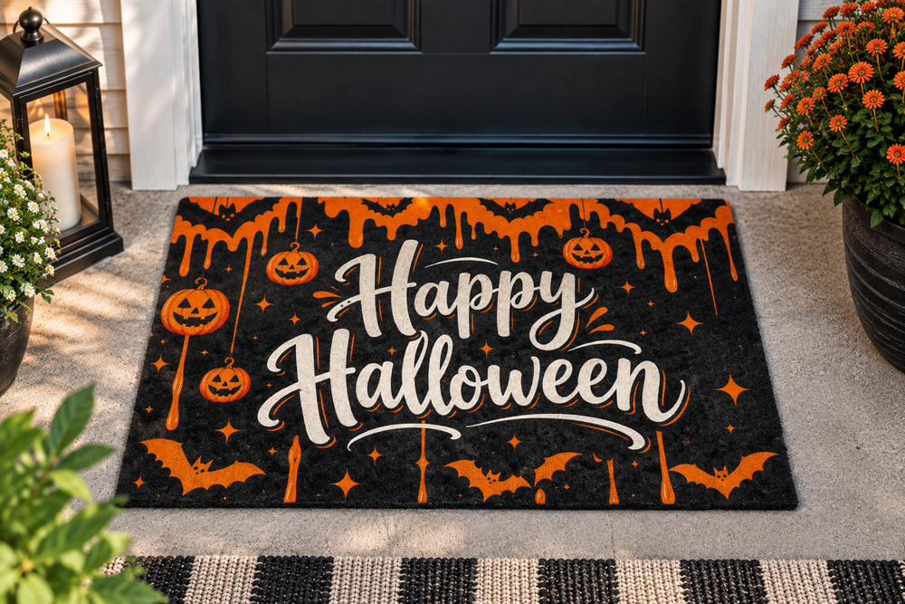 Happy Halloween Mat