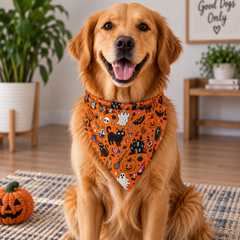 Ghost Monster Spooky Halloween Bandana