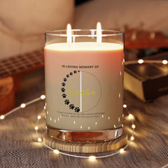 In The Loving Memory Of Custom Candle