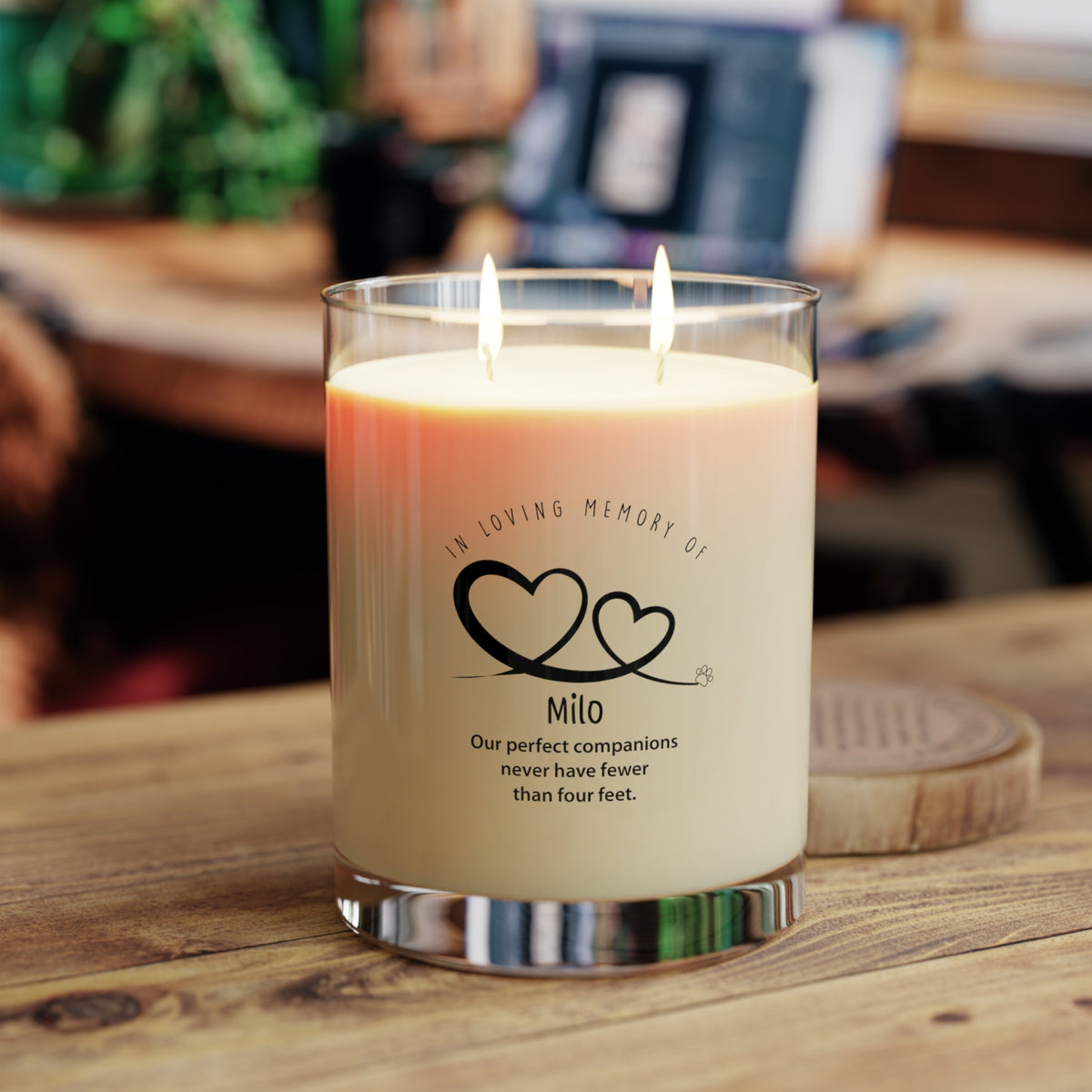 In The Loving Memory Of Custom Candle