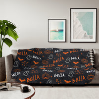 Custom Boo Crew Halloween Blanket