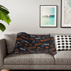 Custom Boo Crew Halloween Blanket