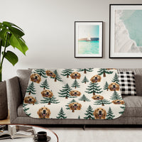 Custom Holiday Pet Blanket