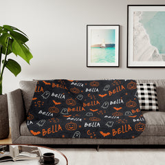 Custom Boo Crew Halloween Blanket