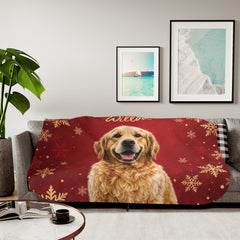 Custom Pet Christmas Blanket