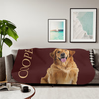 Custom Dog Portrait Blanket