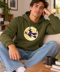 Moonlit Witch Halloween Sweatshirt