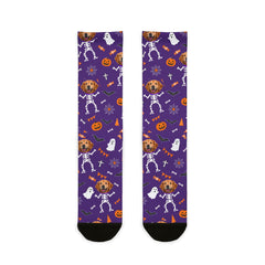 Custom Dancing Skeleton Halloween Socks