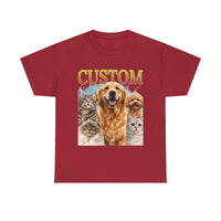 Custom Rap Pet Photo T-shirt