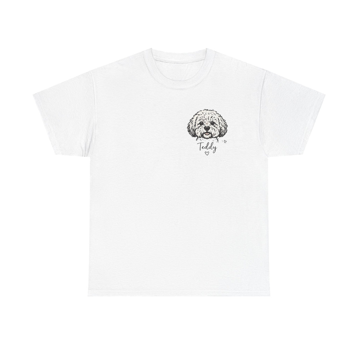 Custom Teddy Pet Photo T-shirt